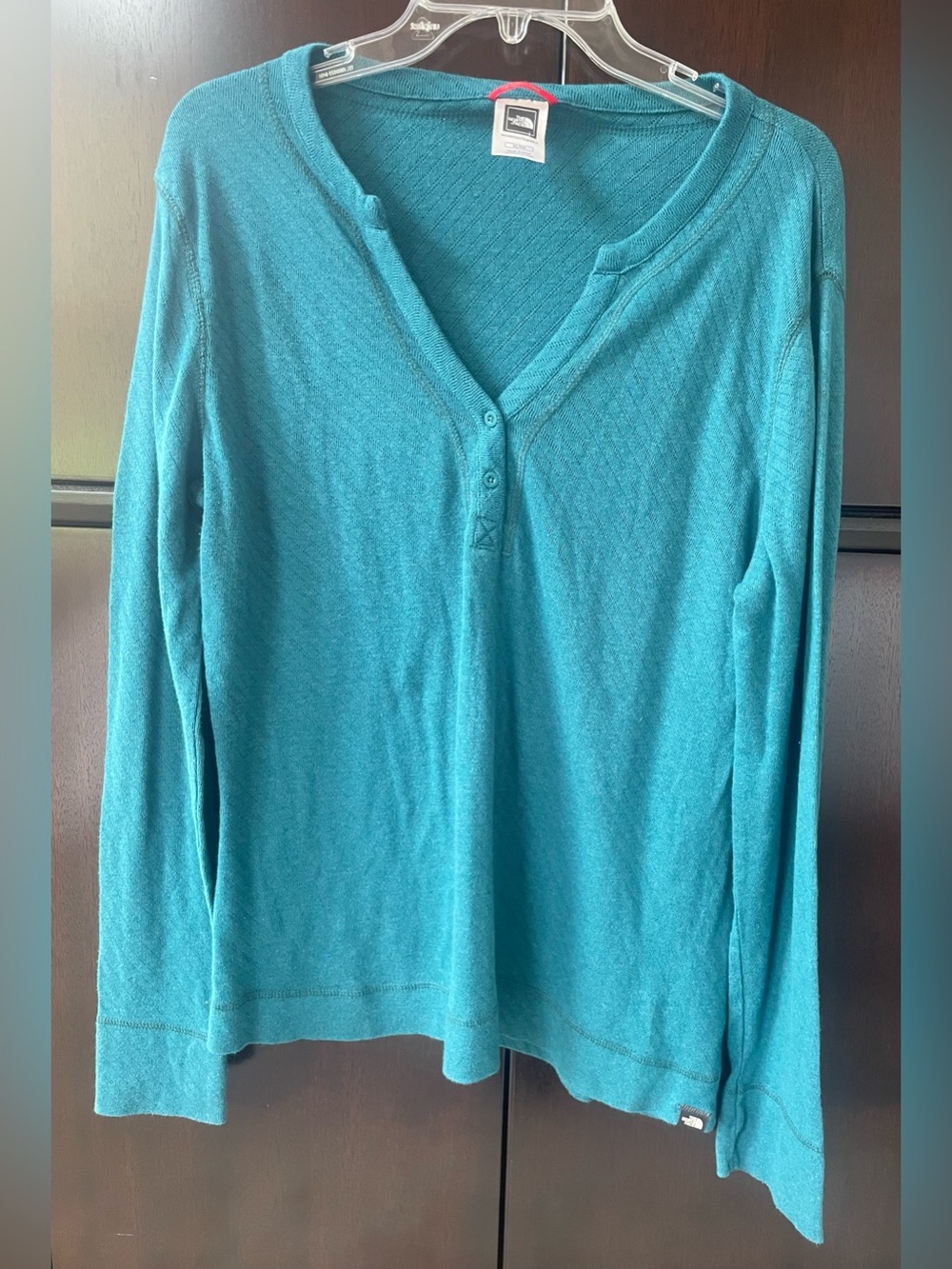The North Face Women’s Teal Long-Sleeve Henley